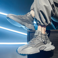 2021秋季新款高帮老爹鞋男ins潮运动休闲增高鞋青少年跑步鞋男鞋