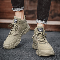 马丁靴男高帮男鞋子2021年中帮男士秋季新款潮男鞋英伦风休闲皮鞋