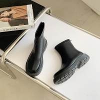 枫述百搭厚底瘦瘦靴长筒靴女2021年春秋季单靴ins潮甜酷骑士靴烟筒靴