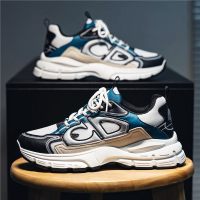 枫述2022年春季新款ins老爹鞋男厚底休闲百搭鞋增高小白潮鞋