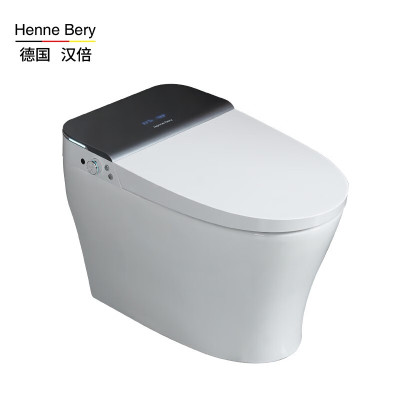 Henne Bery 德国汉倍智能马桶0水压除菌抗菌即热式感应冲水全自动一体式坐便器 WH-760