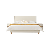 [掌上明珠-新品推荐]18-SA3001佳人低箱实木床(含实木架/床头柜)