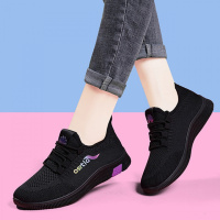 苏芈老北京布鞋女软底舒适工作鞋平底运动休闲鞋百搭轻便上班鞋黑