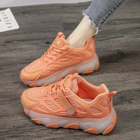 苏芈沐琹透明底老爹鞋女增高厚底小白鞋百搭休闲跑步鞋运动鞋2021秋季新款
