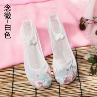 苏芈夏季老北京布鞋女民族风凉鞋女镂空网纱女鞋平底古风凉鞋汉服鞋子