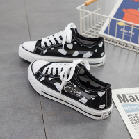 苏芈夏季薄款中大童网纱透气平底帆布鞋女鞋初中学生韩版百搭运动单鞋