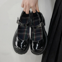 苏芈女日系学院风玛丽珍鞋网红单鞋英伦厚底女仆lolita小皮鞋