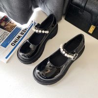 苏芈熙美宣小皮鞋女日系jk英伦风2021年秋季新款韩版百搭黑色厚底玛丽珍单鞋