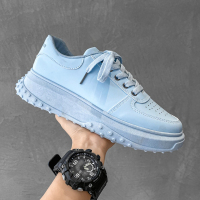 苏芈2021年新款秋季男鞋港风潮流百搭运动休闲中学生增高板鞋厚底潮鞋