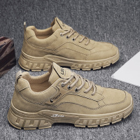 苏芈马丁靴男鞋秋季新款低帮工装板鞋男士工作运动上班劳保工地潮鞋子