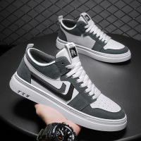 苏芈超火男鞋2021年新款秋季平底板鞋韩版潮流百搭青少年运动休闲潮鞋