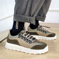 苏芈国潮男鞋秋季港风板鞋2021爆款鞋子男小众原创鞋网红厚底军绿潮鞋