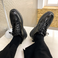 苏芈皮鞋男夏季黑色商务正装男鞋薄款透气圆头增高防滑潮鞋百搭休闲鞋