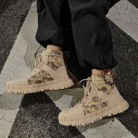 苏芈ins复古网红机车马丁靴男高帮工装靴厚底男鞋春秋季中帮潮鞋百搭