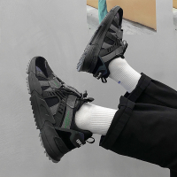 苏芈老爹鞋男ins潮流百搭韩版运动鞋休闲复古增高男鞋黑色鞋子男夏季