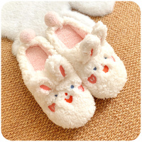 苏芈ins可爱毛绒拖鞋情侣家居女宿舍室内秋冬季包跟月子棉鞋家用棉拖