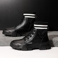 苏芈马丁靴女鞋秋季新款2021年冬季加绒加棉靴子女韩版百搭英伦风短靴