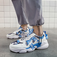 苏芈沈然2021年冬季新款高帮男鞋韩版潮流百搭老爹鞋中学生篮球运动鞋