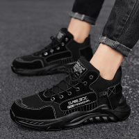 苏芈沈然2021新款劳保马丁靴男鞋冬季高帮工装沙漠马丁大黄鞋