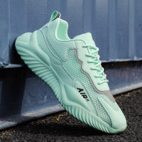 苏芈沈然男鞋春季网面运动休闲百搭青少年透气软底跑步鞋耐磨老爹潮鞋