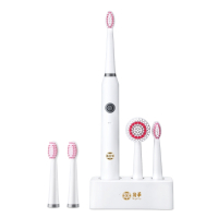 诸华Magictiy 电动牙刷 洁面健齿套装 EMC-02T USB充电牙刷 成人牙刷