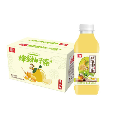 椰泰果以鲜蜂蜜柚子茶420mL*15瓶