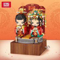 LOZ 1227新郎新娘音乐盒[不开票]