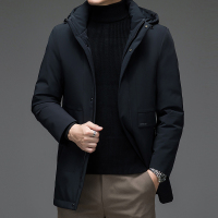 恒源祥可拆卸内胆帽中长款羽绒服男加厚中青年男装外套商务休闲户外保暖2021冬季