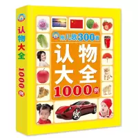 240页认物1000例带300儿歌 认物大全识字大王学前童书幼儿园早教看图一年级认字书儿童图书籍