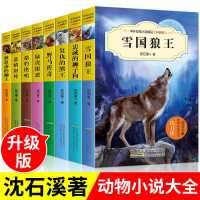 默认 沈石溪动物小说全集8册 全套系列正版雪国狼王 被放逐的狮王的书