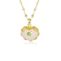 普通随机款 富匠天然缅甸翡翠俏色巧雕飘花观音音吊坠