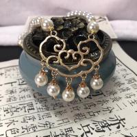 白珠子款 绛云手作原创手工汉服旗袍民族风宋风日常珍珠项链如意锁璎珞璎珞