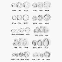 33件套塑料馒头压花模具宝宝辅食蝴蝶面花样包子卡通面点翻糖家用