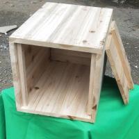 长39宽26高39 土蜂箱诱蜂桶中蜂箱蜜蜂蜂箱诱蜂箱养蜂工具标准烘干板材厚度1.4