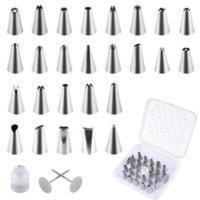 26件套裱花嘴曲奇奶油立体蛋糕装饰挤花嘴套装家用工具盒装 26件套裱花嘴曲奇奶油立体蛋糕装饰挤花嘴套装家用工具盒装