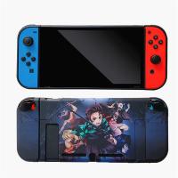 imd黑底鬼灭众人 Switch保护壳 鬼灭之刃合集Switch游戏机软壳任天堂掌游保护套SWITCH主机分体包