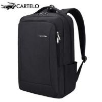黑色-6005# 卡帝乐鳄鱼男背包学生大容量书包男士商务休闲电脑旅行包双肩包潮