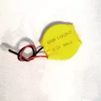 lir2032 lir2032锂扣式 3.6v可充电电池40mah锂离子纽扣电池