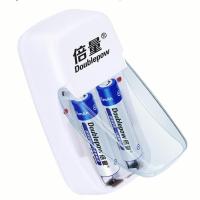 充电器+2节7号电池 可充电电池套装7号电池充电器配2节7号大容量充电电池持久耐用