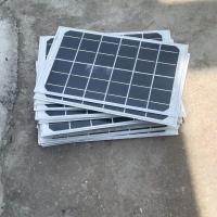 一片装 6V6W单晶太阳能电池板单片充太阳能灯锂电池三片串联18v充12v电瓶