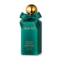 傲来国绿瓶400ml 6*18cm 样板房间浴室卫生间台面香薰软装饰品摆件墨绿色用品托盘卫浴套装