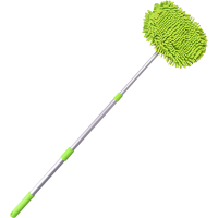 三节伸缩洗车刷 洗车拖把专用车刷软毛不伤车汽车用刷子清洗工具长柄伸缩擦车神器