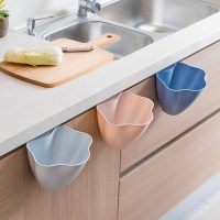 厨房挂式垃圾桶橱柜门垃圾架家用卫生间客厅创意塑料桌面小垃圾桶