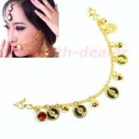 new Gold Nose Chains For Belly Dance Dancing Jewelry