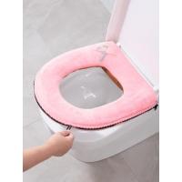 马桶坐垫家用四季通用加厚可爱防水马桶圈盖拉链式毛绒提手坐便套