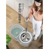 大号加厚分离桶+急速杆 2个 金属篮 加强杆+不锈钢盘 太太乐可分离旋转拖把免手洗家用地拖神器一拖墩布自动甩干拖布桶