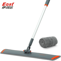 60cm大号(共2个配布赠刮刀) 伊司达懒人大号拖把平板家用瓷砖地拖布木地板旋转免手洗干湿两用