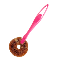 1个装（手柄颜色随机） 洗锅刷锅椰棕锅刷刷子厨房用品清洁刷长柄清洁洗擦锅碗器神器家用