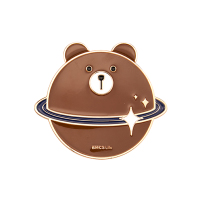 熊星球合金镜子 星球化妆镜金属随身镜便携简约小镜子可爱少女心补妆学生送同学