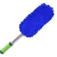 单个雪尼尔洗车平板刷 。平板雪尼尔车刷拉蜡拖雪尼尔长柄杆洗车拖把洗车刷子除尘掸子。